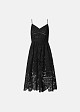 Midi dress made of guipure lace