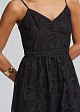 Midi dress made of guipure lace