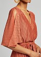 Mini dress with asymmetric ruffles