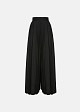 Cropped pleated trousers