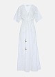 Long broderie lace kaftan