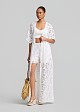 Long broderie lace kaftan