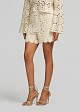 Crochet shorts with sequins