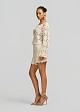 Crochet shorts with sequins