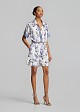 Printed shorts with metallic details