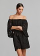 Off shoulder lace jumpsuit