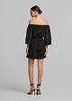 Off shoulder lace jumpsuit