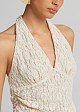 Lace halter neck blouse