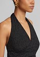 Lace halter neck blouse