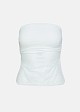 Strapless stretch lace top