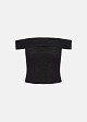 Off shoulder μπλούζα από δαντέλα