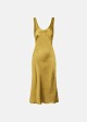 Midi lingerie-style dress in a satin look