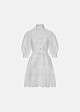 Rochie scurtă cu dantelă decorativă