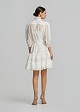 Rochie scurtă cu dantelă decorativă