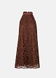 Halter neck lace dress