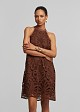 Halter neck lace dress