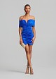 Mini off-shoulder dress with ruching