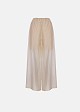 Sheer trousers with sparkling rhinestone embellishments