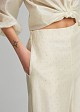 Sheer trousers with sparkling rhinestone embellishments
