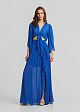 High-waisted maxi skirt with ruched detailing