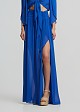 High-waisted maxi skirt with ruched detailing