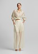 hirt with tie and rhinestone details
