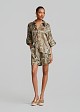 Printed shirt in lurex paisleys pattern