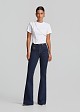 Crop cotton top with zippers