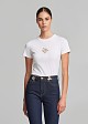 Cotton T-shirt with LYNNE logo print