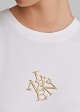 Cotton T-shirt with LYNNE logo print
