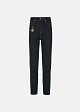 High-waisted skinny jeans