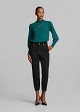 Mom fit jeans with ruching