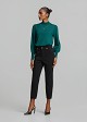 Mom fit jeans with ruching