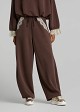 Barrel-leg trousers with lace detailing