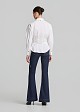 Cotton shirt in corset-effect fit