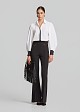Cotton shirt with statement sleeves