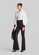 Cotton shirt with statement sleeves