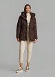 Short hooded puffer jacket