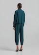 Bomber jacket with a high collar