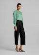 Knitted top with lace detail