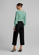 Knitted top with lace detail