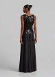 Sleeveless sequin top with fringe