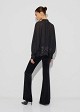 Sheer top with lace trim