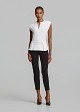 Peplum sleeveless top