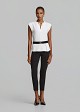 Peplum sleeveless top