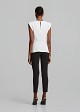 Peplum sleeveless top