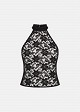 Chenille lace top