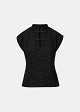 Top stil devore cu guler