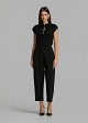Top stil devore cu guler