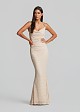 Sequin lace maxi dress with shoulder straps